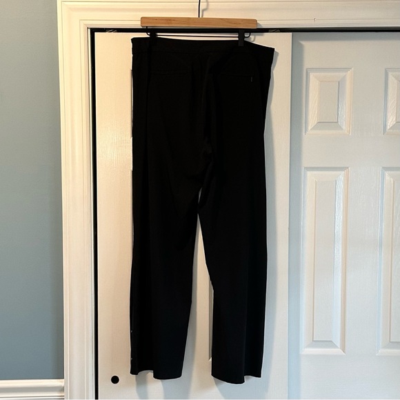 Athleta Gramercy Track Trousers Black Size 16 (by measurement) - Picture 7 of 14